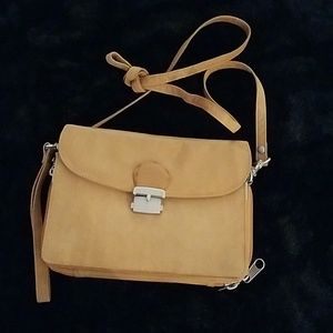 Handcraft House Leather Cross-Body Bag NWT